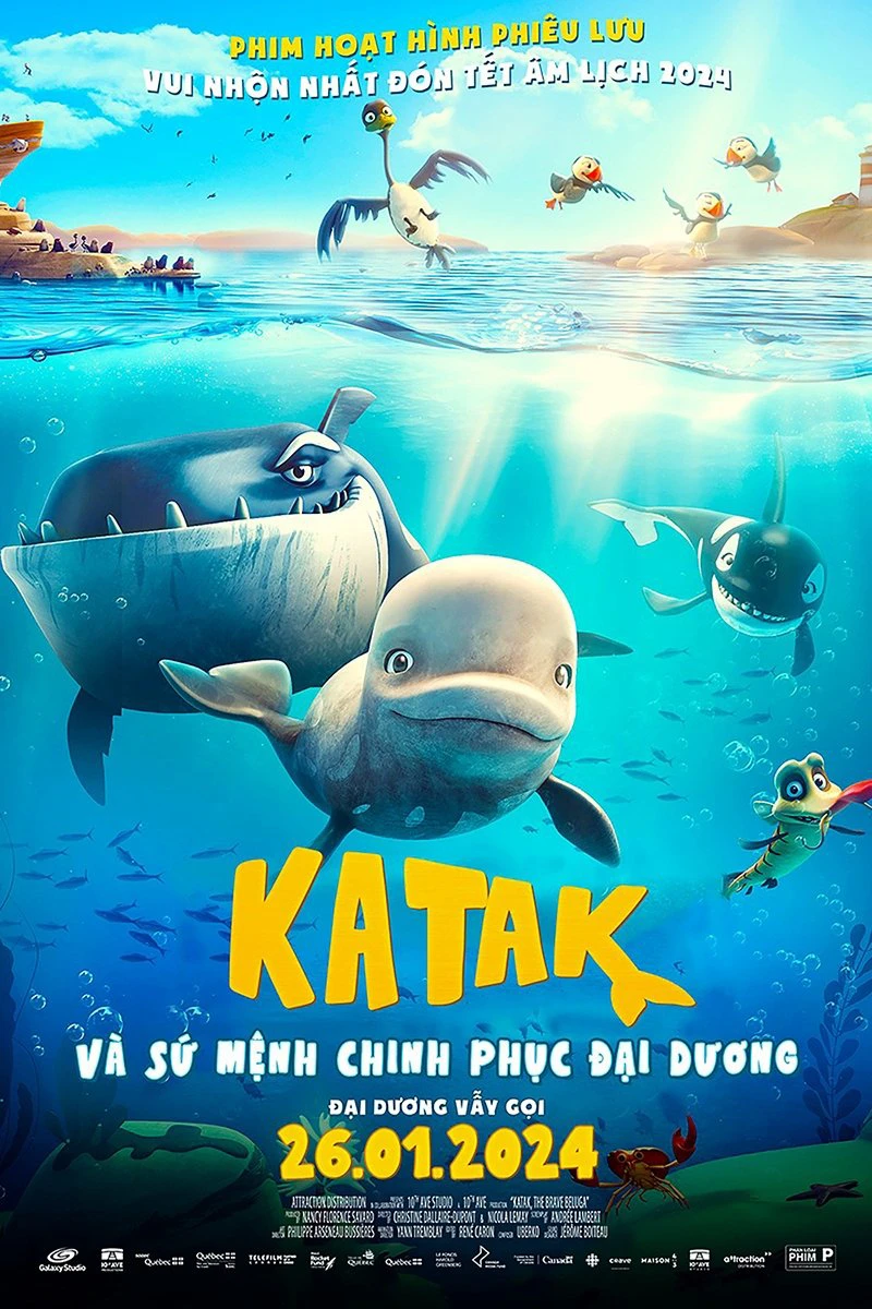 Katak và Sứ Mệnh Chinh Phục Đại Dương Katak: The Brave Beluga